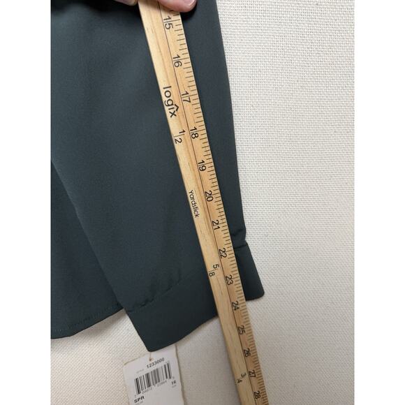 Notations Women's Blouse Sz 16 Button Up Long Sleeves Pinch Pleated Fronted NWT - Picture 13 of 16